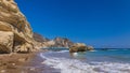 Kavo Paradiso beach in kos Royalty Free Stock Photo