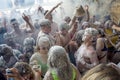 KAVOS,CORFU/GREECE-JUNE 22 2019:Young British holiday makers partying on one of the many ,so called ,booze cruise.