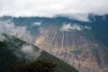 Kawa karpo snow mountains covered by cloud Royalty Free Stock Photo