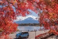 Autumn Season at lake Kawaguchiko