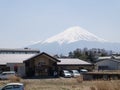 Landscape of Fuji mountain view from Kawaguchiko town.