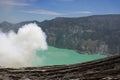 Kawah Ijen volcano on Java, Indonesia Royalty Free Stock Photo