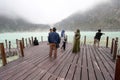 Kawah Putih or White Crater in Ciwidey, Bandung, West Java, Indonesia