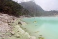 Kawah Putih or White Crater in Ciwidey, Bandung, West Java, Indonesia Royalty Free Stock Photo