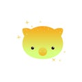 Kawaii avatar sweet pig icon. Element of kawaii style illustration icon