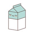 kawaii box carton milk juice