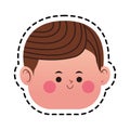 Kawaii boy icon Royalty Free Stock Photo