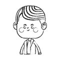 Kawaii boy icon Royalty Free Stock Photo