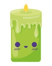 kawaii candle cartoon