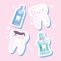 kawaii dental care set