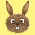 Kawaii Furry Rabbit Illustration