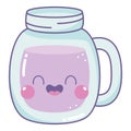 kawaii glass cup