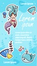 Kawaii Little Mermaid Social Media Network Page