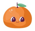 kawaii orange design