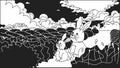 Kawaii rabbits black and white cute chill lo fi wallpaper