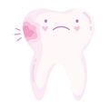 kawaii sick tooth