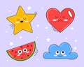 Kawaii sticker set