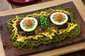 Kawara soba, japanese local food
