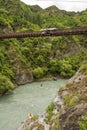 Bungy jumping in New Zealand Royalty Free Stock Photo