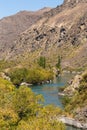 Kawarau River gorge in Cromwell, New Zealand.