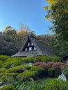 Awasaki Municipal Japanese Folk House Garden or Nihon Minka-en Royalty Free Stock Photo