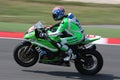Kawasaki ZX-10R official racing team Royalty Free Stock Photo