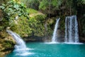 Kawasan Falls on Cebu island in Philippines