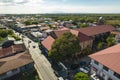 Kawit, Cavite, Philippines - Aerial of the Diocesan Shrine and Parish of St. Mary Magdalene along Tirona Highway