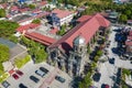 Kawit, Cavite, Philippines - Aerial of the Diocesan Shrine and Parish of St. Mary Magdalene during Maundy Thursday