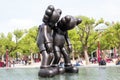 Kaws sculptures in Amsterdam Royalty Free Stock Photo