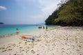 Kawthoung Province,Myanmar on April 6,2018:Many activties to enjoy on Flower Island - a beautiful Island in Myanmar Andaman Sea.