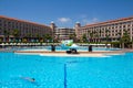 Kaya Belek hotel outside swimming pool Royalty Free Stock Photo