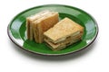 Kaya jam toast sandwich Royalty Free Stock Photo