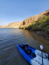 Kayak in Bandar Al khayran beach, Muscat, Oman