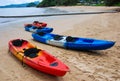 Kayak beach Royalty Free Stock Photo