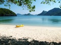 A Kayak boat in Angthong NP, Thailand Royalty Free Stock Photo