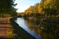 Kayak on canal