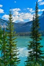 Kayak on Emerald Lake Yoho Canada Royalty Free Stock Photo