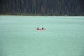 Kayak at Lake Louise Royalty Free Stock Photo