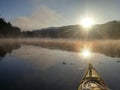 Kayak on the lake