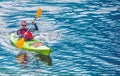 Kayak Lake Tour Royalty Free Stock Photo