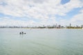 Kayak at Praia do Bessa, Joao Pessoa Royalty Free Stock Photo