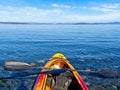 Kayak ready to launch Royalty Free Stock Photo