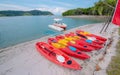 Kayak in a resort on Koh Tan, a quiet little island close to Koh Samui