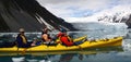 Kayak Tour of Kenai Fjords National Park Royalty Free Stock Photo