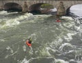 Kayak training in winter