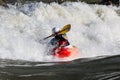 Kayak in whitewater