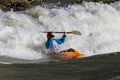 Kayak in whitewater