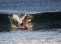 Kayaker in action Royalty Free Stock Photo