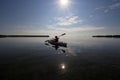 Kayaker in Biscayne National Park, Florida.